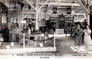Alger - Foire-Expo de 1921 - Stands